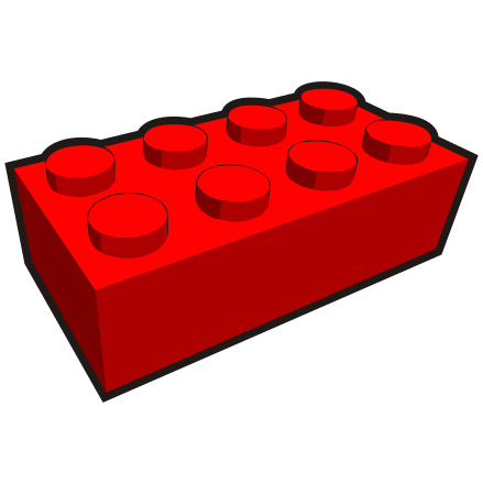 Red Lego Block Clip Art Image - ClipSafari