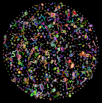 Colorful Letters and Numbers Clip Art Image - ClipSafari