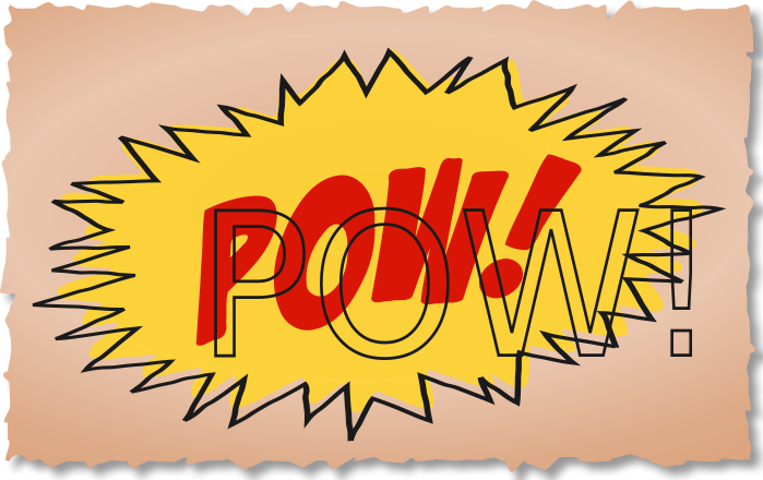 POW Comic Book Sound Effect Clip Art Image - ClipSafari