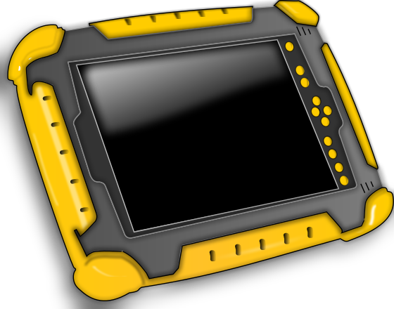 Yellow Tablet Clip Art Image - ClipSafari
