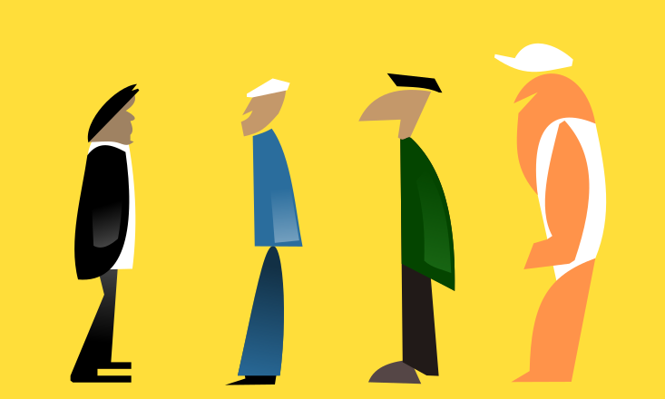 People Standing In Line Clip Art Image - ClipSafari