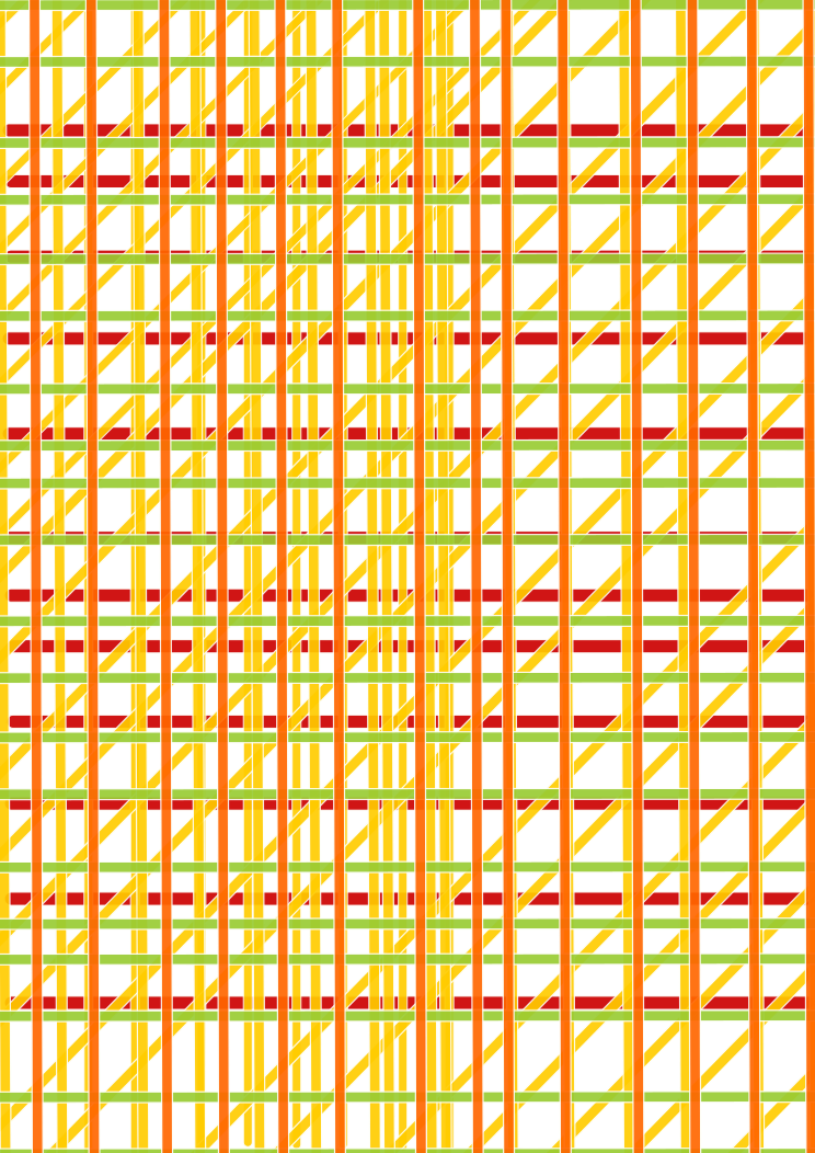 Green crossing yellow lines Clip Art Image ClipSafari