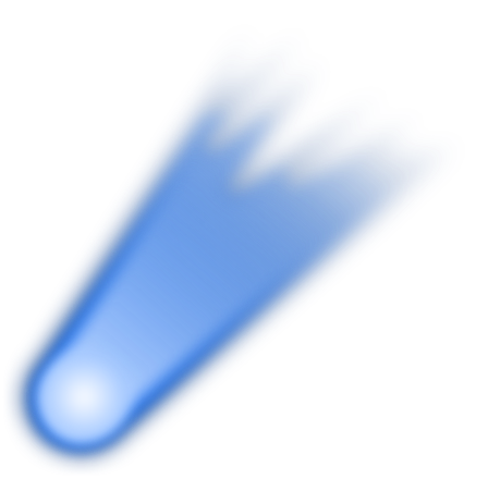 Blue Comet Clip Art Image - ClipSafari