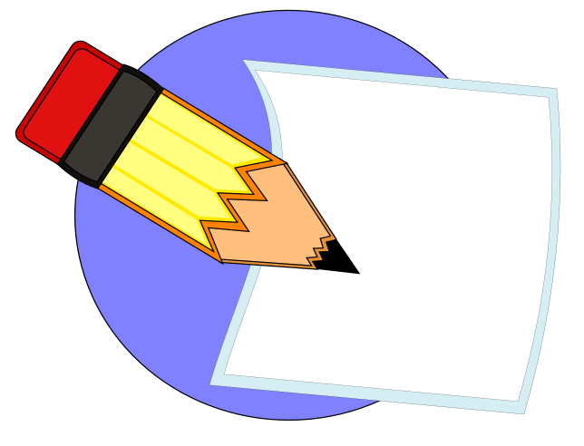 notepad and pencil png