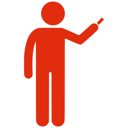 Red Man Pointing Clip Art Image - ClipSafari