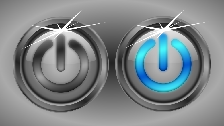 Two Power Buttons Clip Art Image - ClipSafari
