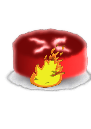 Cake on Fire Clip Art Image - ClipSafari