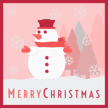 Merry Christmas Snowman Greeting Clip Art Image - ClipSafari