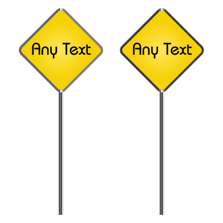 Yellow Signs Clip Art Image - ClipSafari