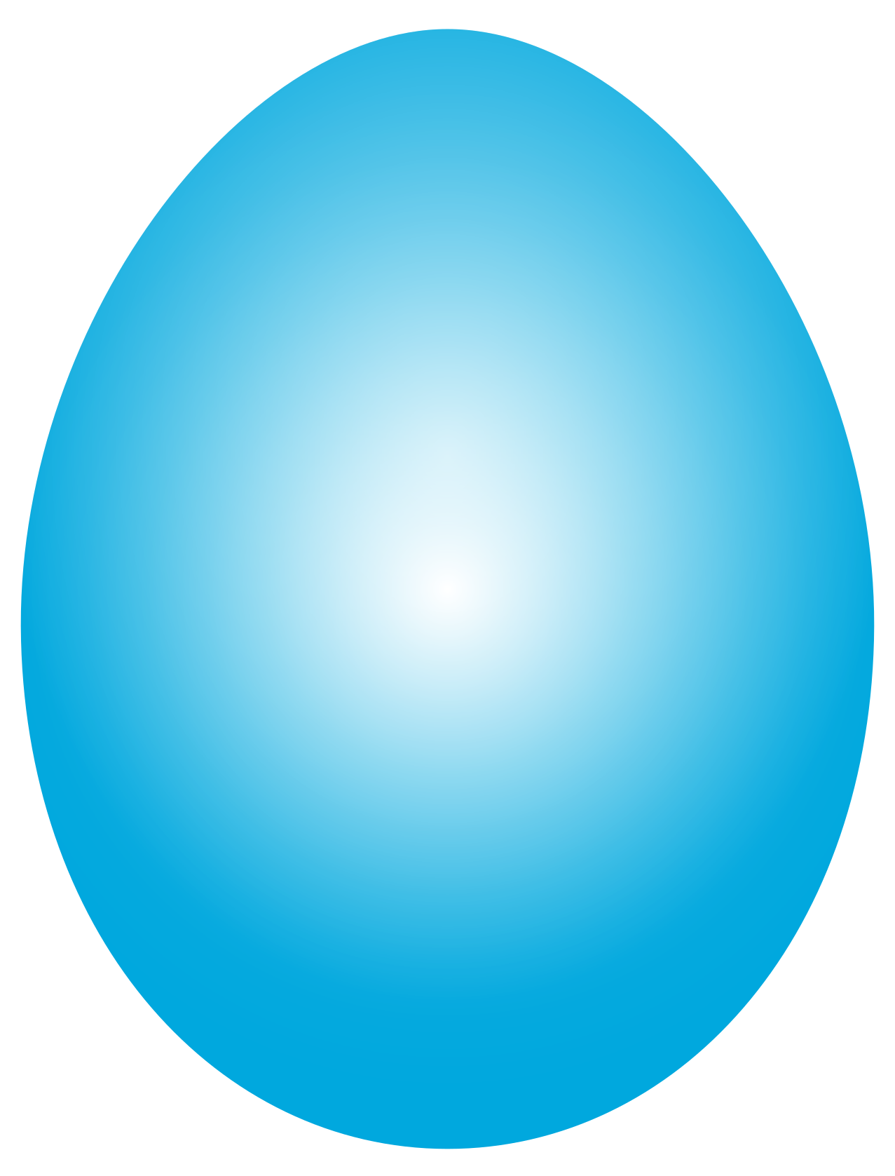 blue easter egg clipart