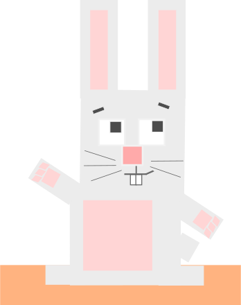 Square Rabbit Clip Art Image - ClipSafari