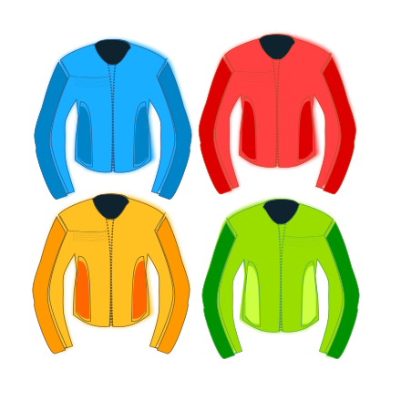 Four Jackets Clip Art Image - ClipSafari
