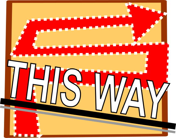 Way arrow Clip Art Image ClipSafari