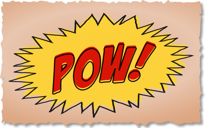 Pow comic book sound effect Clip Art Image - ClipSafari