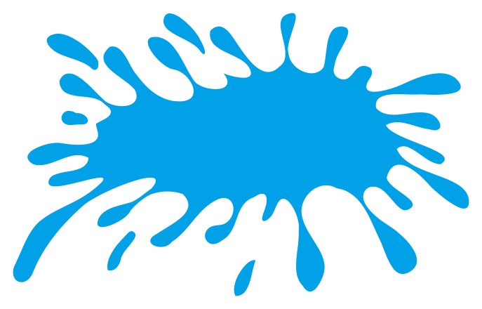 Blue Splat Clip Art Image - ClipSafari