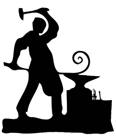 Blacksmith Silhouette Clip Art Image - ClipSafari