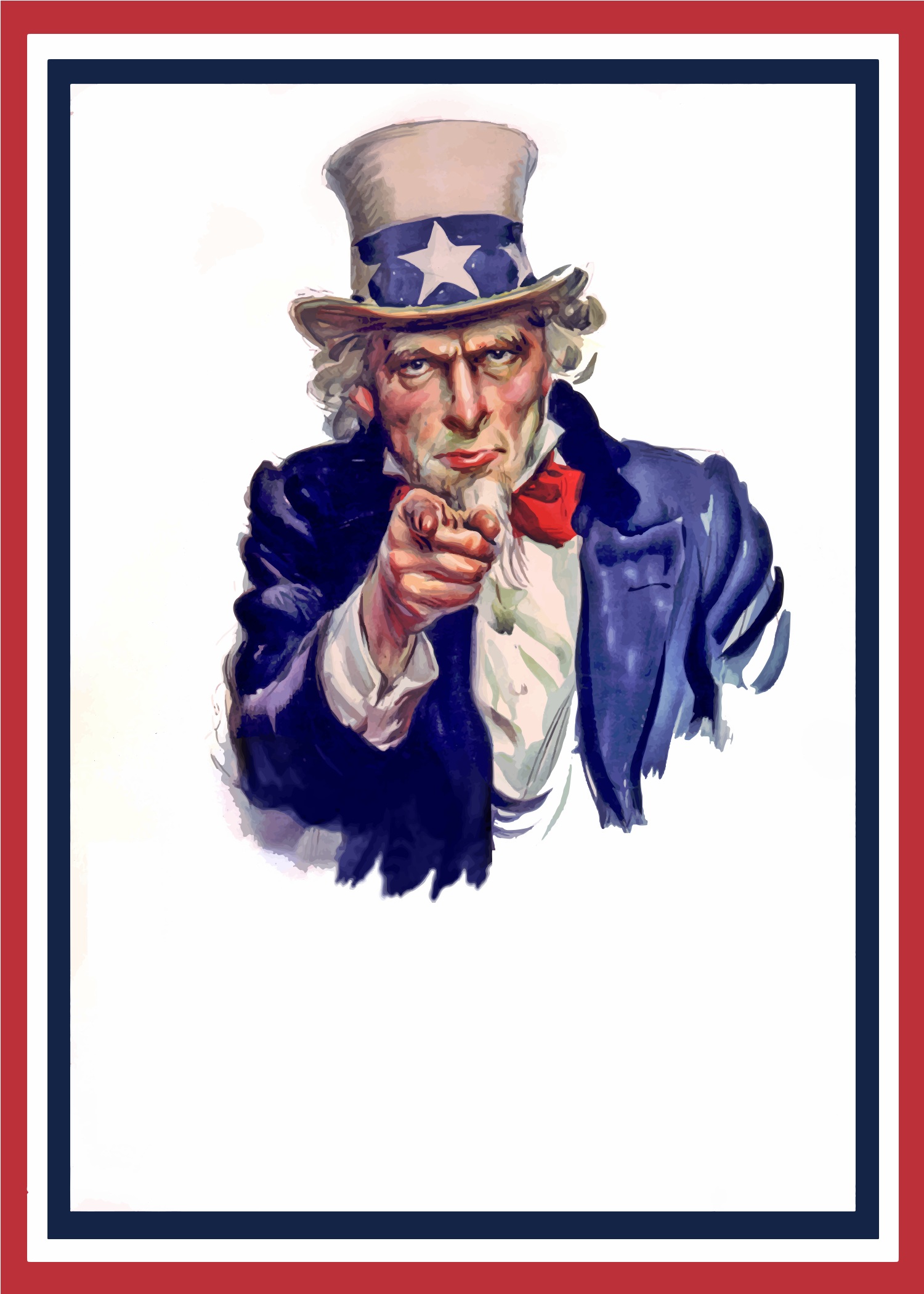 uncle sam i want you clip art