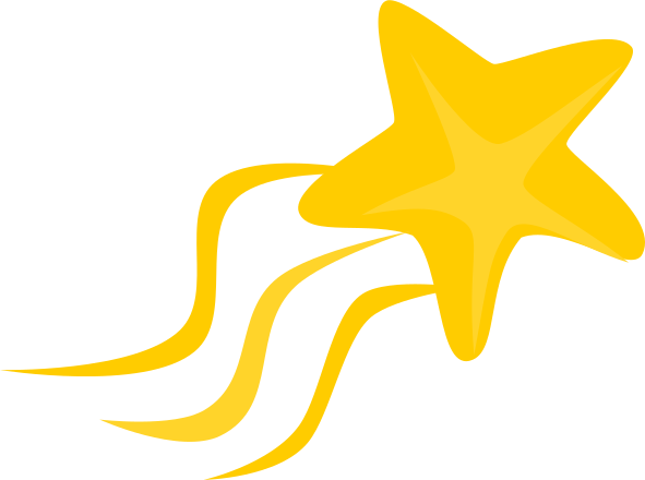 Golden Shooting Star Clip Art Image - ClipSafari