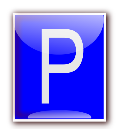 Blue P Clip Art Image - ClipSafari
