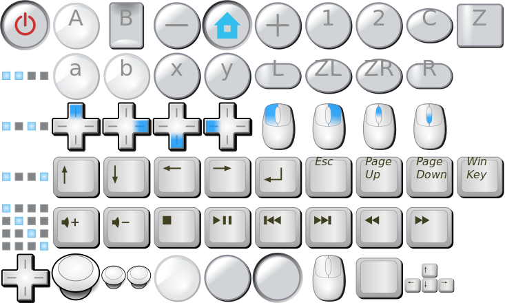 Keyboard keys Clip Art Image - ClipSafari