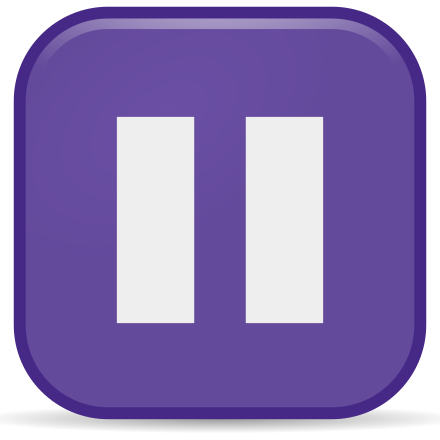 Purple Pause Button Clip Art Image - ClipSafari