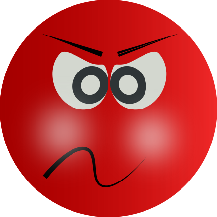 Angry Red Face Clip Art Image - ClipSafari
