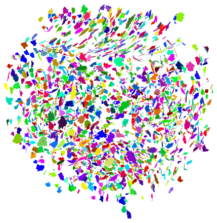 Colorful Shrapnel Explosion Clip Art Image - ClipSafari