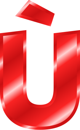 Red Letter U Clip Art Image - ClipSafari