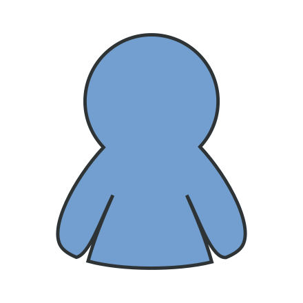 Blue Character Icon Clip Art Image - ClipSafari