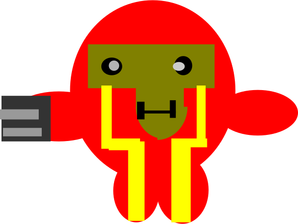 Red Robot Clip Art Image - ClipSafari