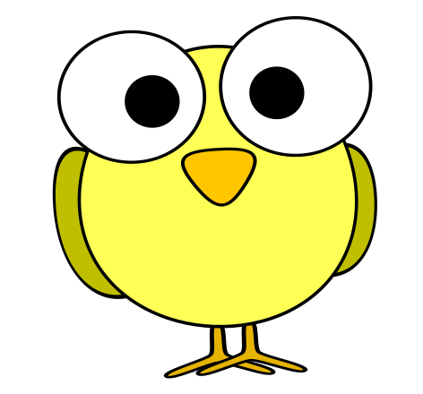 yellow birds clipart