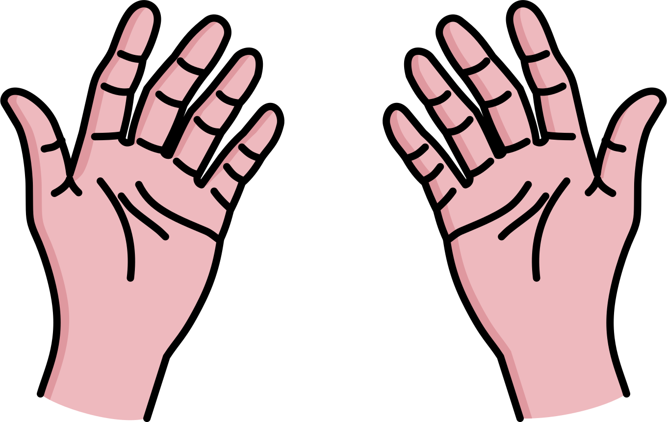 right hand clipart