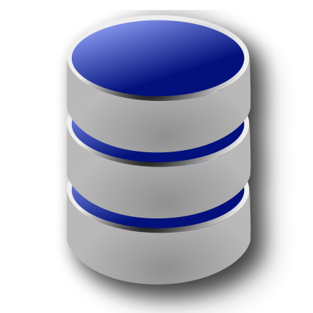 Blue Database Clip Art Image - ClipSafari