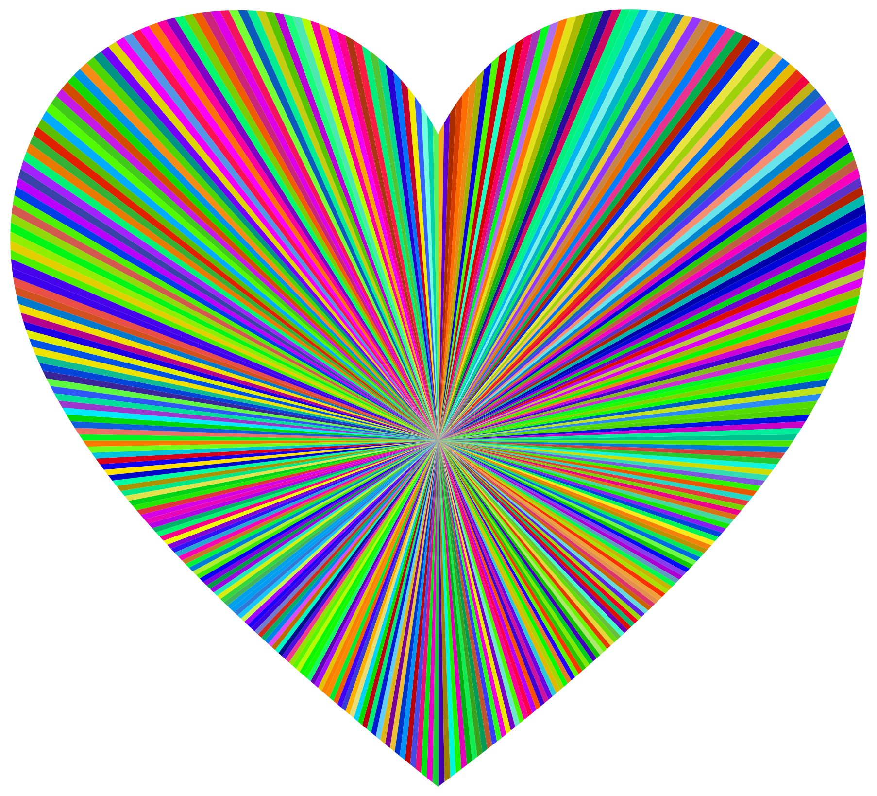 Rainbow Heart Clip Art Image - ClipSafari