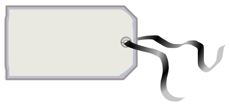 Gray Tag Clip Art Image - ClipSafari