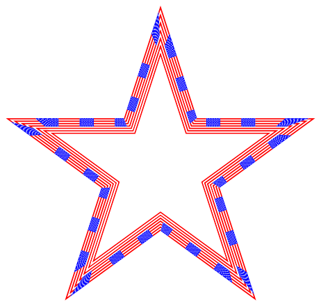 American Flag Star Clip Art Image - ClipSafari