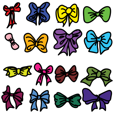 Set of Ribbons Clip Art Image - ClipSafari