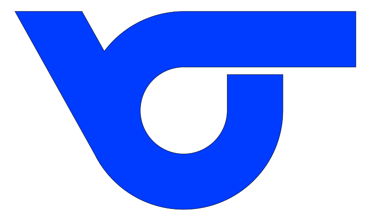 Blue V Symbol Clip Art Image - ClipSafari