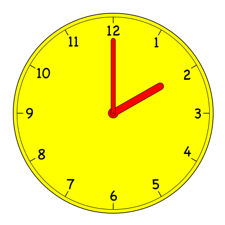 Yellow Clock Clip Art Image - ClipSafari