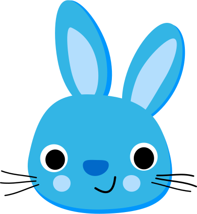 Blue Bunny Clip Art Image - ClipSafari
