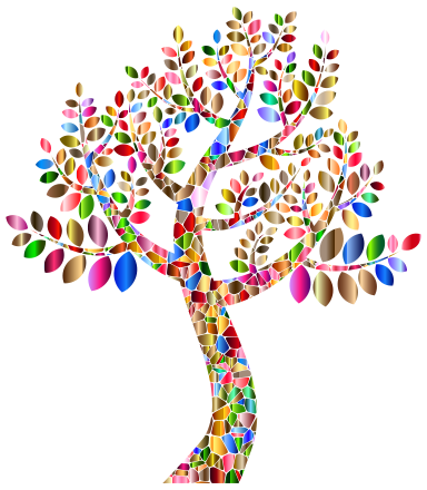 Colorful Tree Clip Art Image - ClipSafari