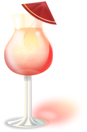 Cocktail With Umbrella Clip Art Image - ClipSafari