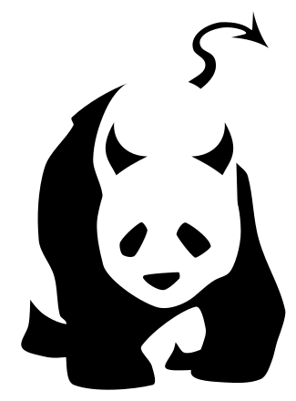 Panda Devil Clip Art Image - ClipSafari