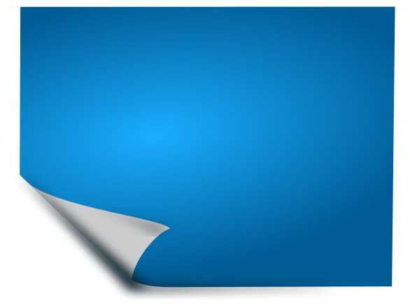 Blue Paper Clip Art Image - ClipSafari