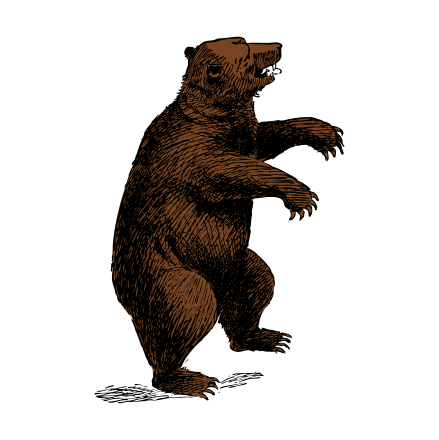 Clip Art Standing Bear