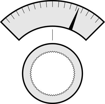 Gray Control Knob Clip Art Image - ClipSafari