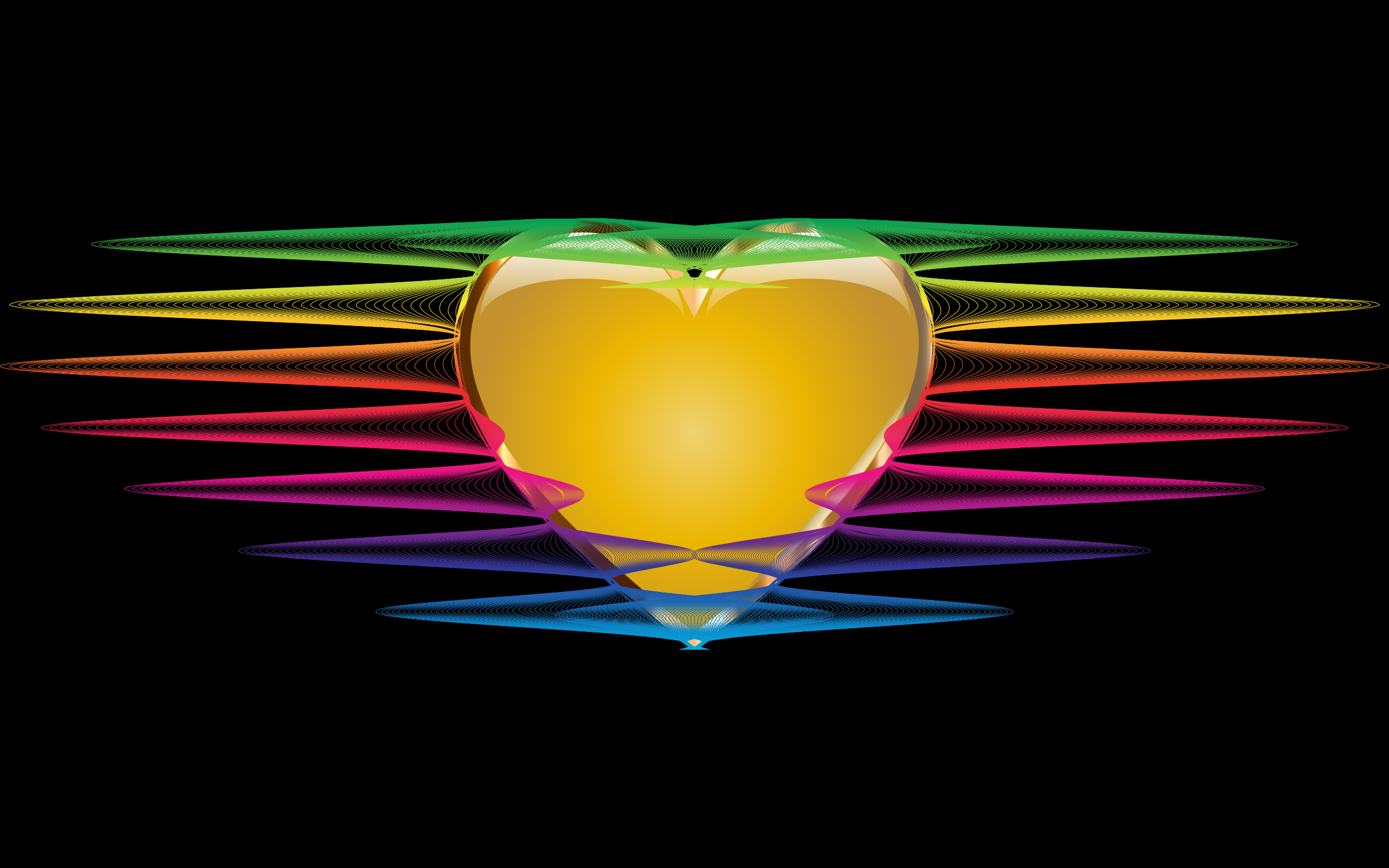 Rainbow Heart Clip Art Image - ClipSafari