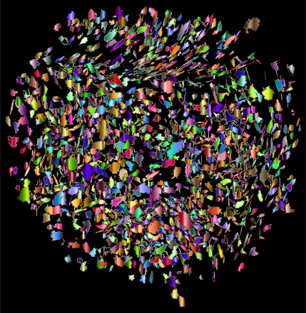 Explosion shrapnel 2000 pieces RGB Clip Art Image - ClipSafari