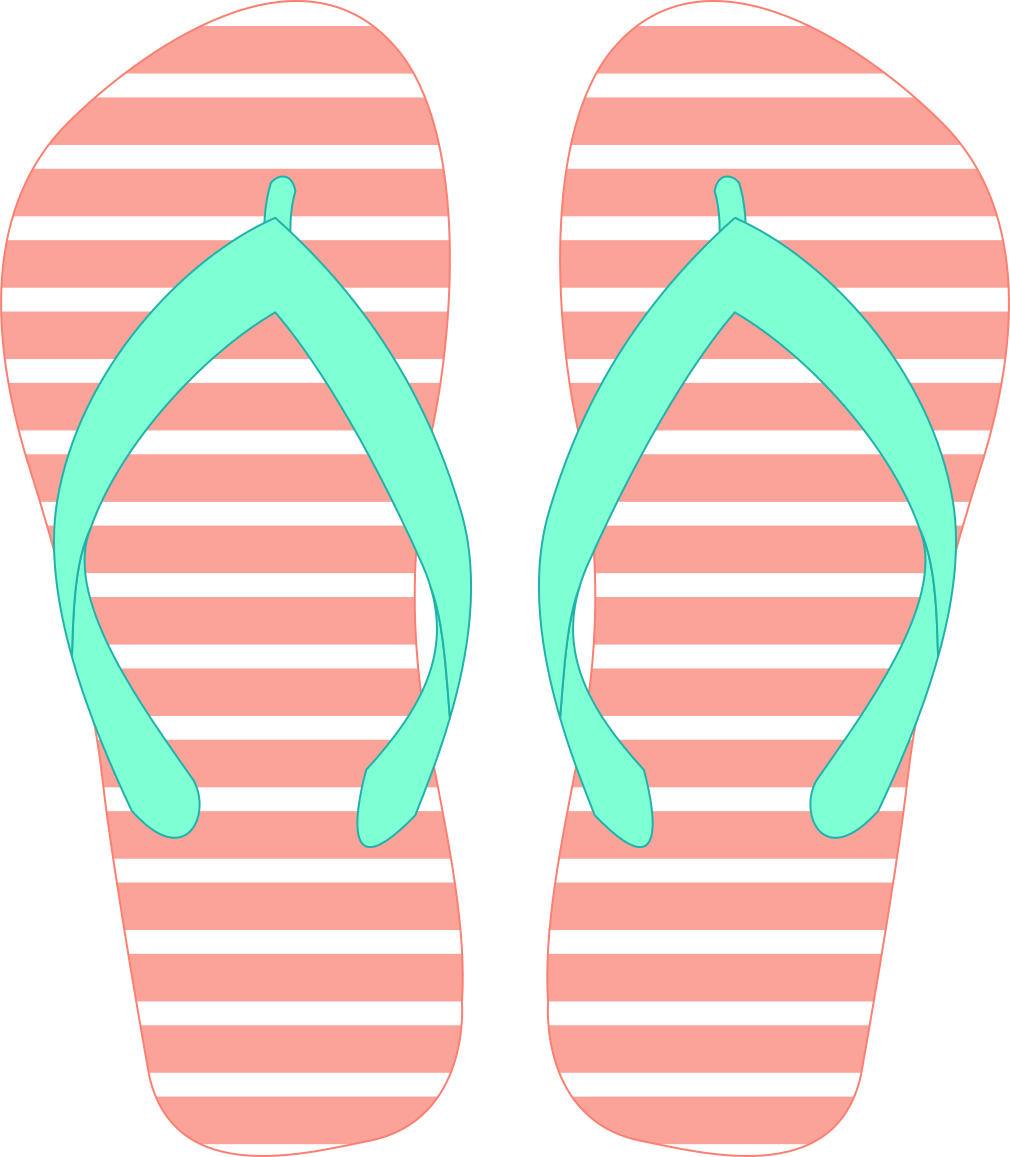 Flipflops Clip Art Image ClipSafari