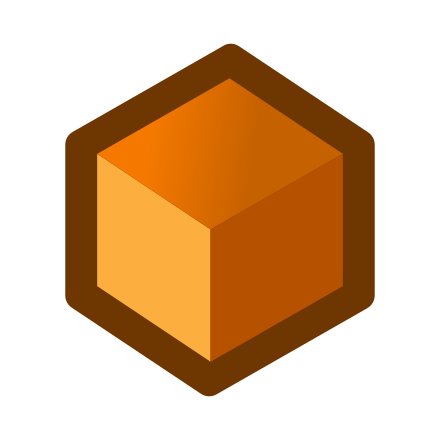 A square box with a brown color Clip Art Image - ClipSafari